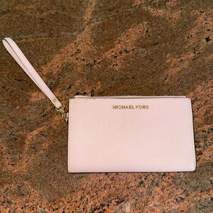 Michael Kors Blush Pink Wristlet